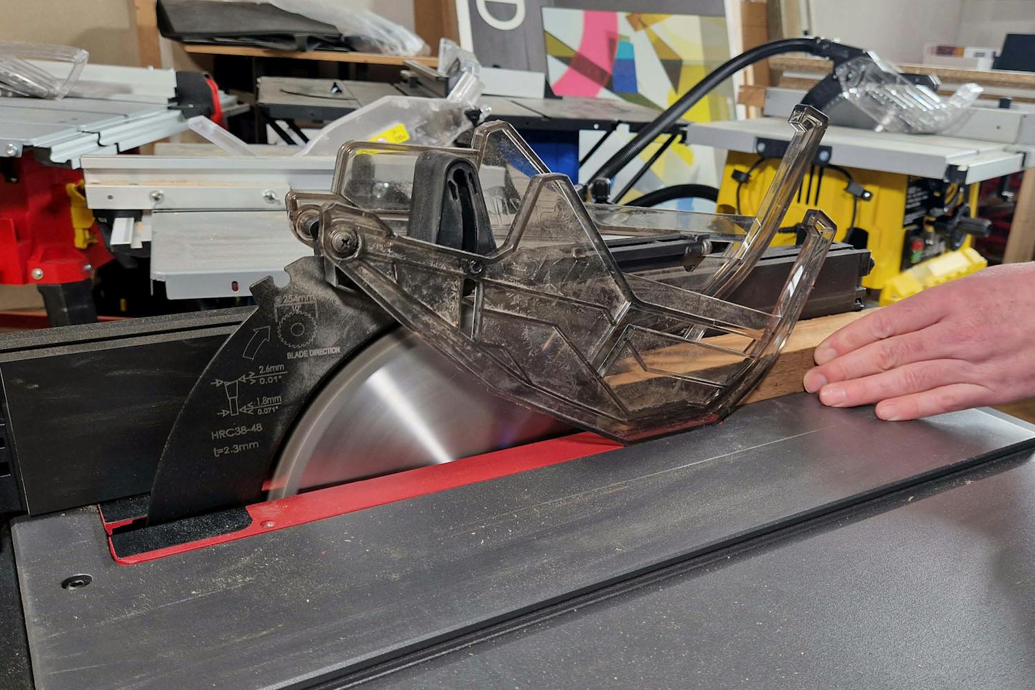 Test av bordscirkelsågar Test av bordscirkelsågar